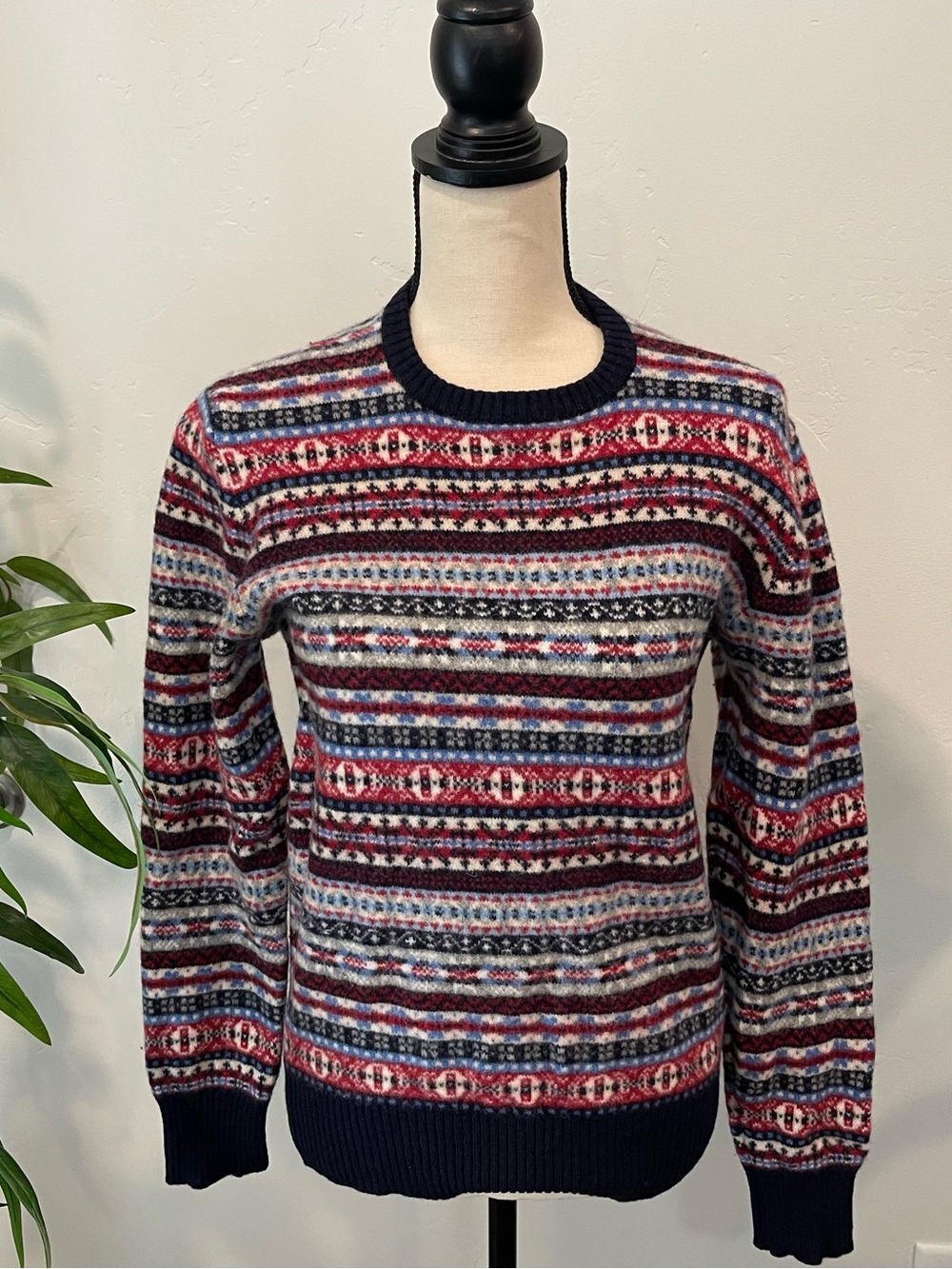 Psycho Bunny 100% New Lambswool By Robert Made In Scotland Women’s Size Medium